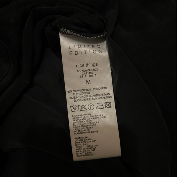 black tie back top - Picture 4 of 4